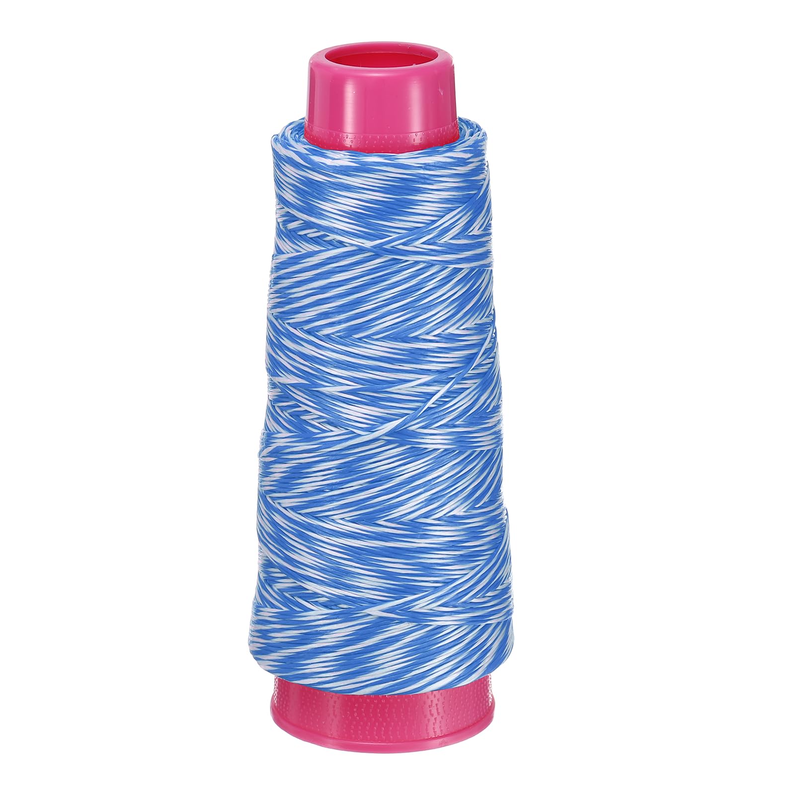 YELARXI Archery Bow String Serving Thread, 0.03" Dia Durable Bowstring Thread Accessories 131 Yard/120M & 1600D PE & White/Blue-Fitting For(Tying Peep Sight Nock/Compound/Recurve Bow)