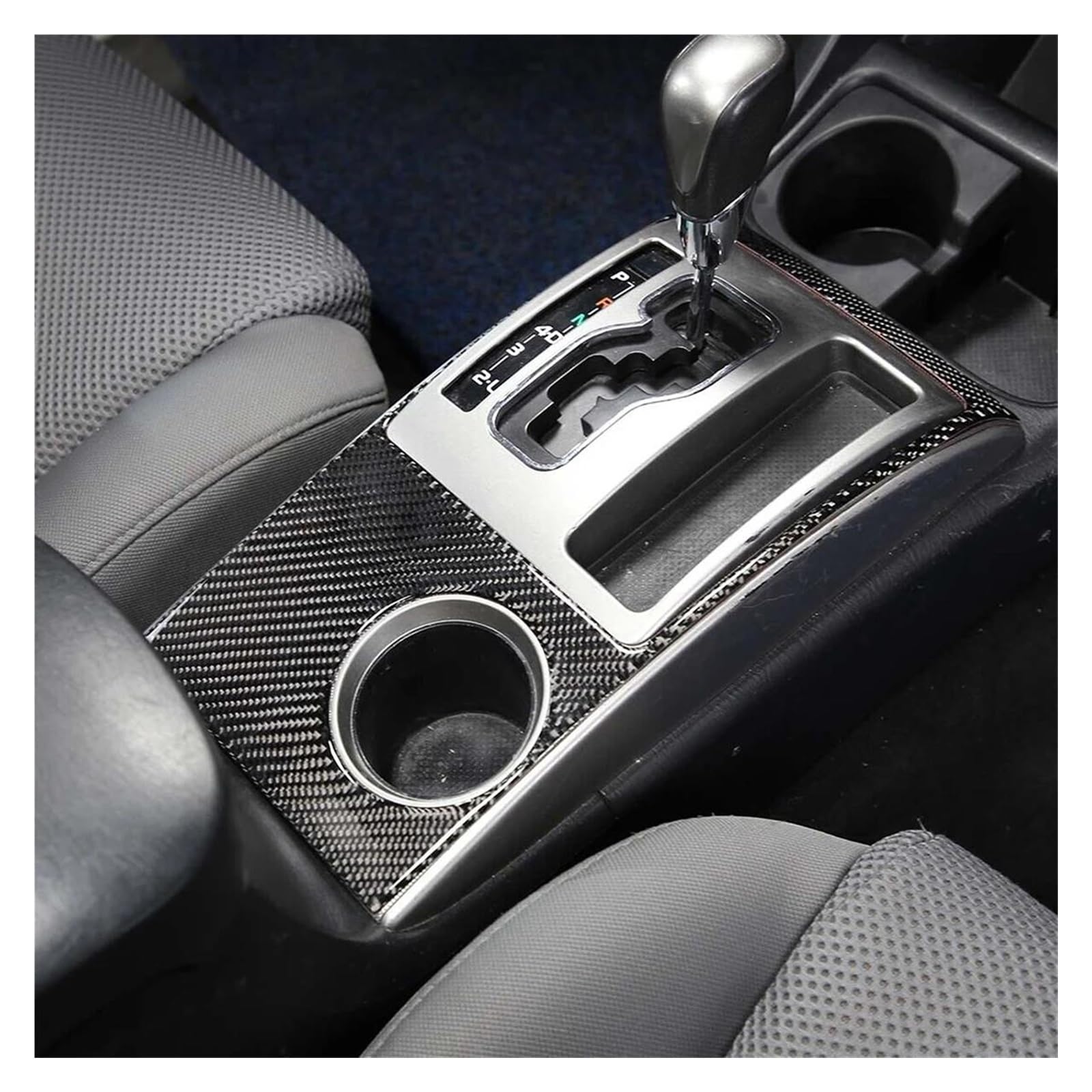 Interieur Zubehör Für Toyota Für Tacoma 2011 2012 2013 2014 2015 Auto Center Konsole Getriebe Shift Panel Trim Abdeckung Schwarz Carbon Faser Links Hand Stick Panel Control Frame Trim