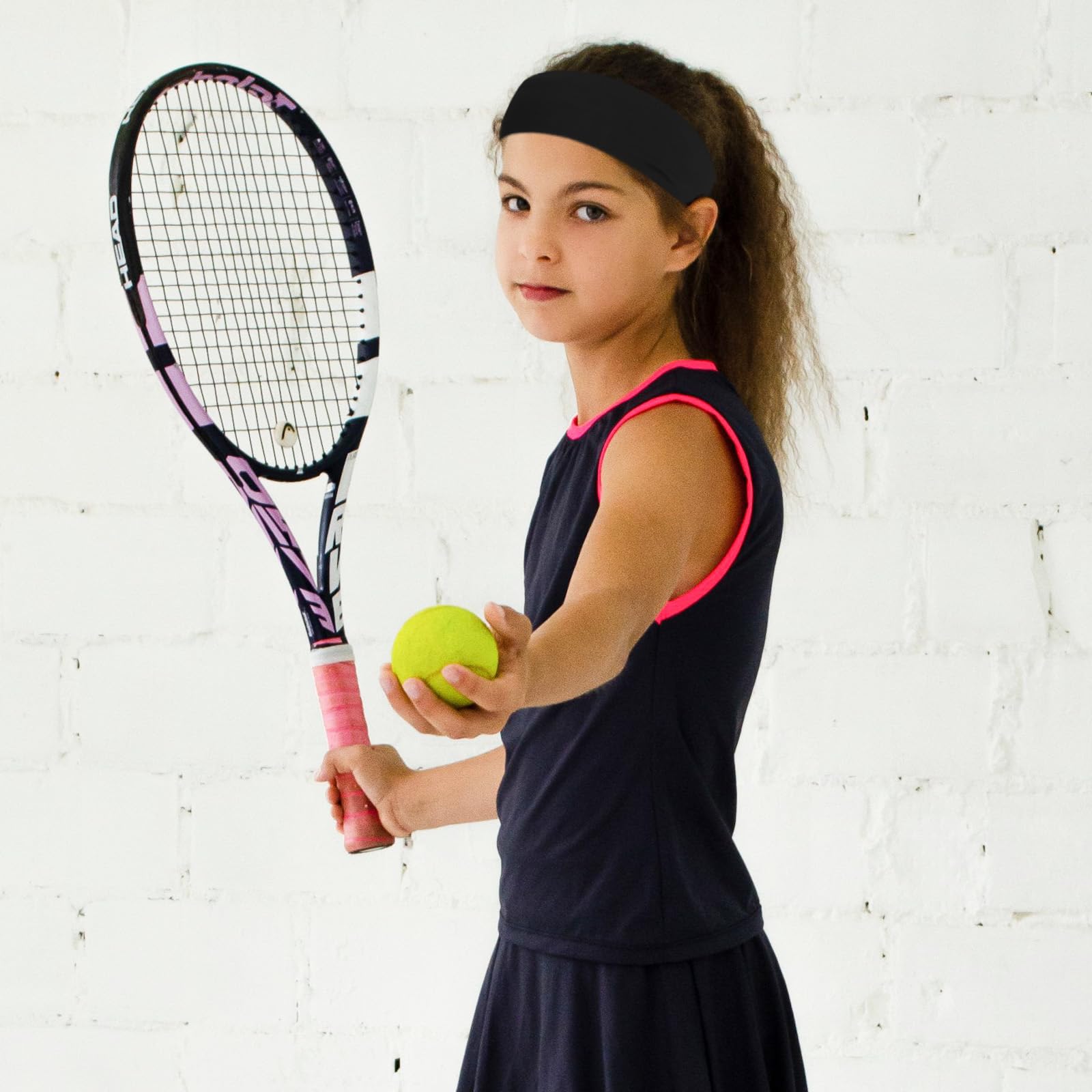 Lot de 6 bandeaux de sport rafraîchissants pour enfants, pour football, baseball, karaté, course à pied, élastiques pour filles et garçons