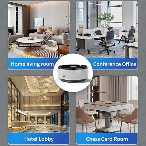 Miniatura 6 de Cenicero multifuncional 2 en 1 sin humo para interiores, purificador de aire con filtro, cenicero recargable por USB, ceniceros para el hogar,