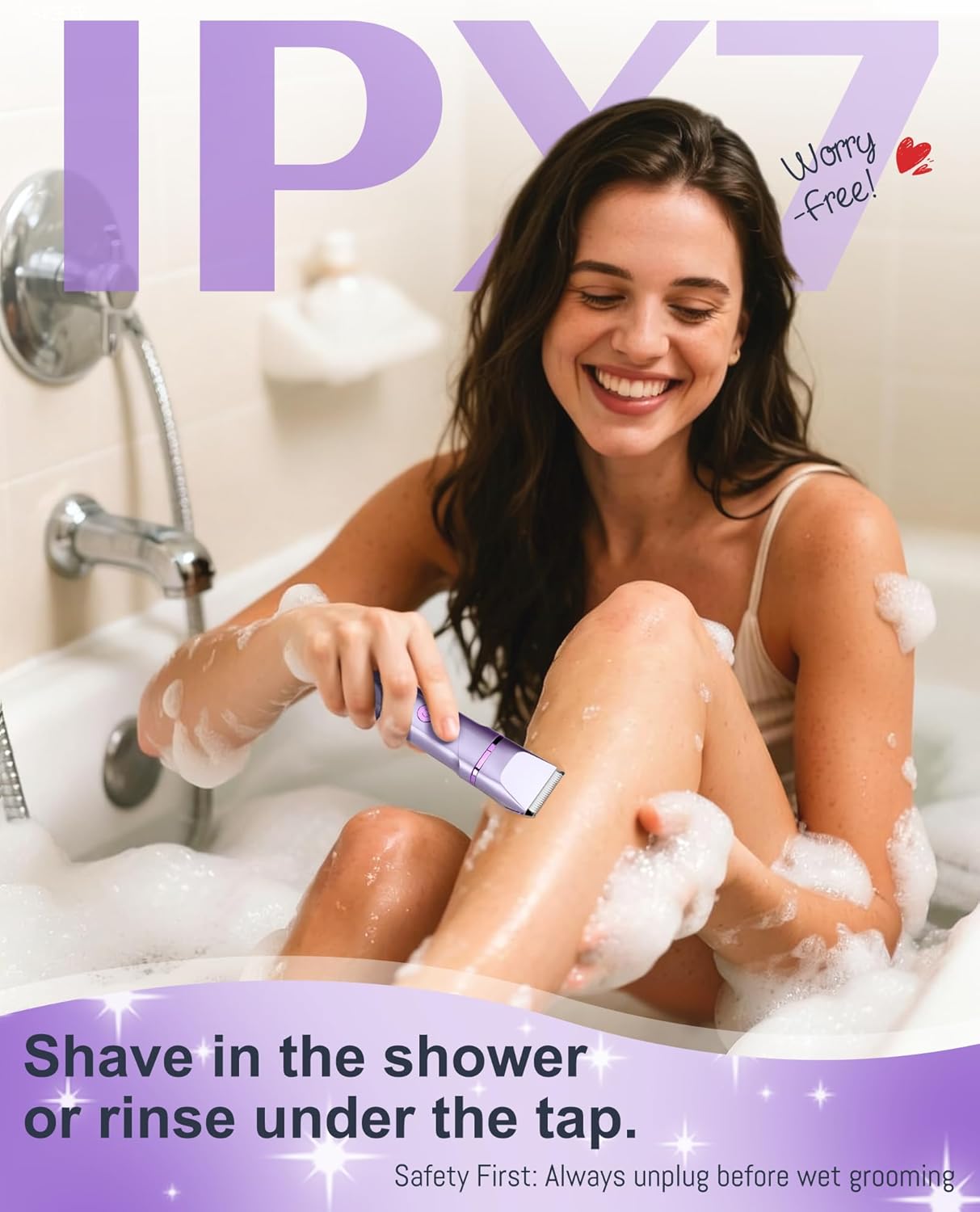 Ultimate His & Hers Grooming Kit: 3-in-1 Bikini Trimmer for Women & 3-in-1 Body Groomer for Men | Painless Hair Removal for Pubic, Body, Face & Nose