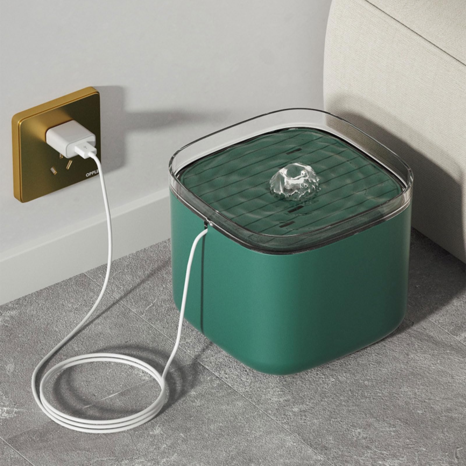 Wasserbrunnen Automatische Hunde Haustier Trinken Leise Spender Große Kapazität Leise Intelligente Automatische Haustier Brunnen