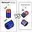 Pokiiulk 1000PCS Bullets Refill Darts Fit for Nerf N-Strike Elite Series Bulk Bullets Compatible for Nerf Party with Portable Shooting Practice Target Mesh Bag