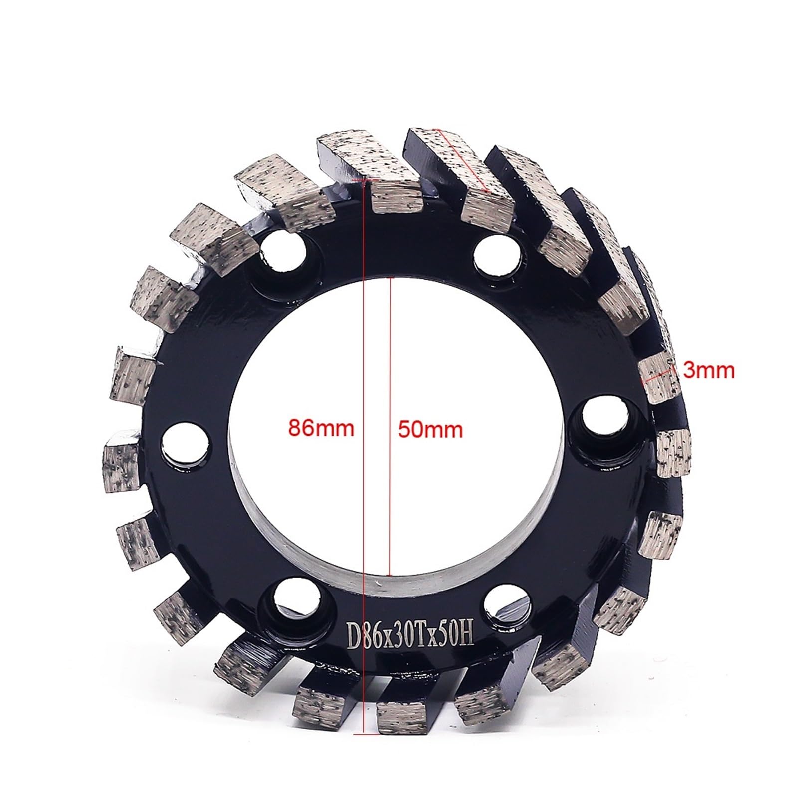 Muela Segmentada 86mm