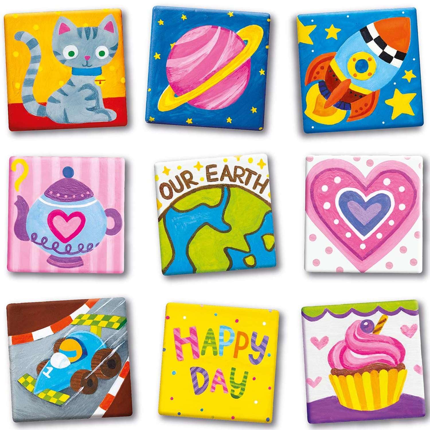4M Magnetic Mini Tile Art, Art & Crafts DIY Kit, For Boys & Girls Ages 8+ — Amazon image 2