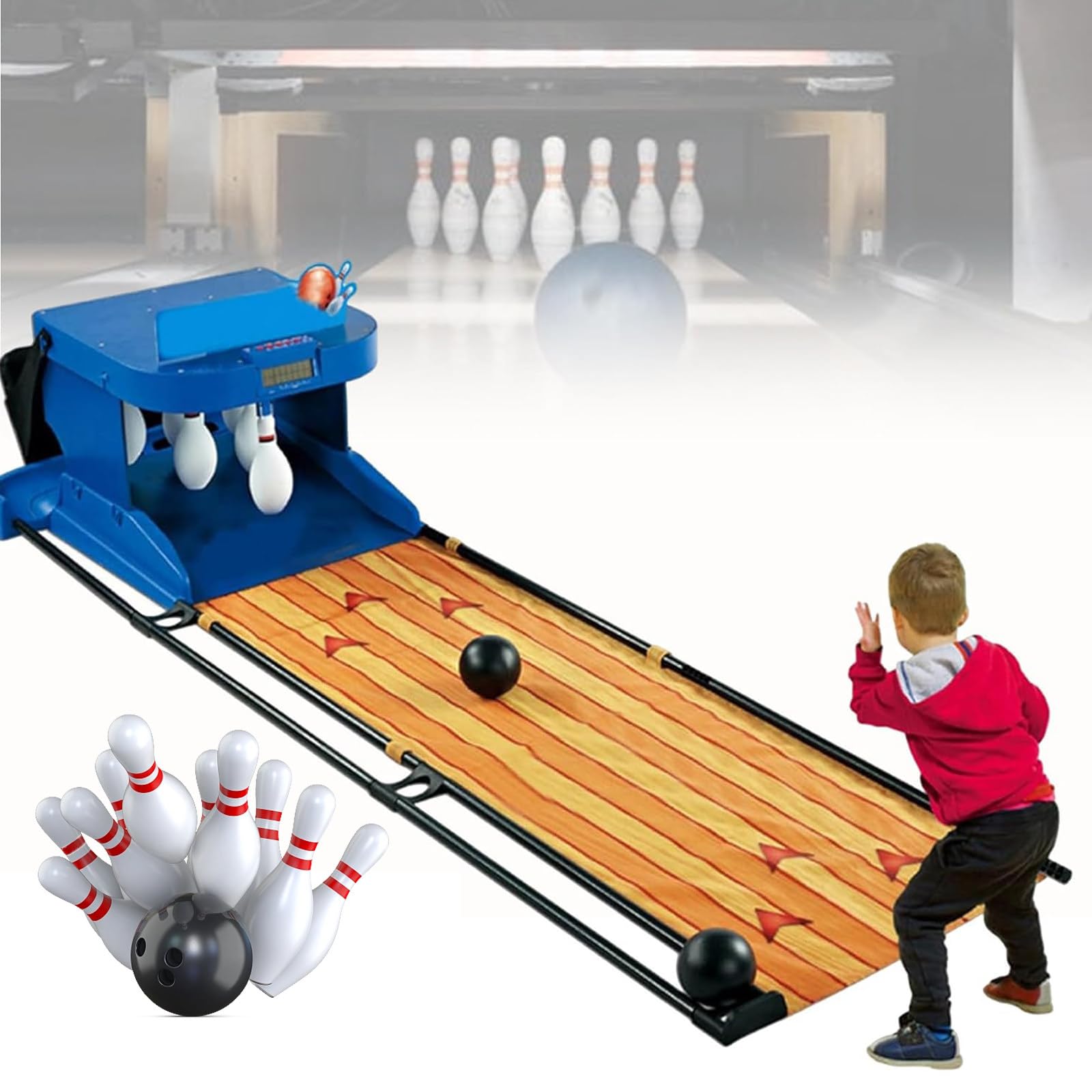 Amazon.com: YLANMEI Electronic Bowling Alley Game with Automatic