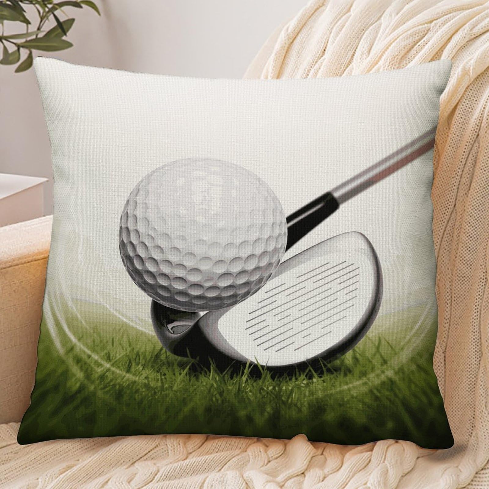 Fekiloot Style Golf Club Pillowcase Pillow Sham Pillow Case