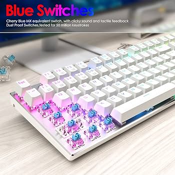 Amazon.com: HUO JI E-Yooso Z-88 RGB Mechanical Gaming Keyboard USB