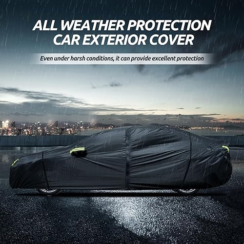 Miniatura 116 de Migaven - Funda de automóvil impermeable para todo tipo de clima, funda exterior completa para automóviles, protección contra la lluvia, sol