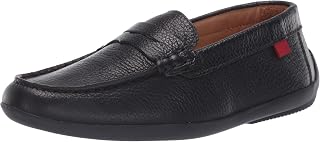 Unisex-Child Leather Made in Brazil Luxury Fashion Slip on Loafer with Penny Detail