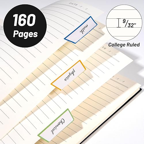 Miniatura 42 de Yoment Cuaderno de espiral con puntos y viñetas de 8.5 x 11 pulgadas, tamaño A4, cuadrícula de puntos grandes, papel de punto grueso de 3.53 oz/m²