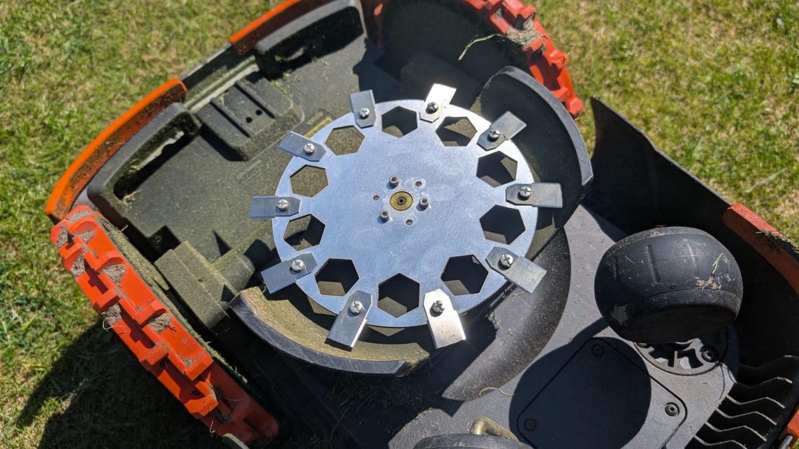 Tarcza tnąca 10 x do kosiarki Segway Navimow H i I do kosiarki automatycznej, aluminium, metal