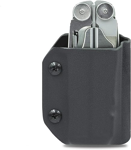 Miniatura 10 de Clip & Carry Kydex - Funda multiherramienta para cuero Wave & Wave + Plus, fabricada en Estados Unidos, funda para múltiples herramientas, funda