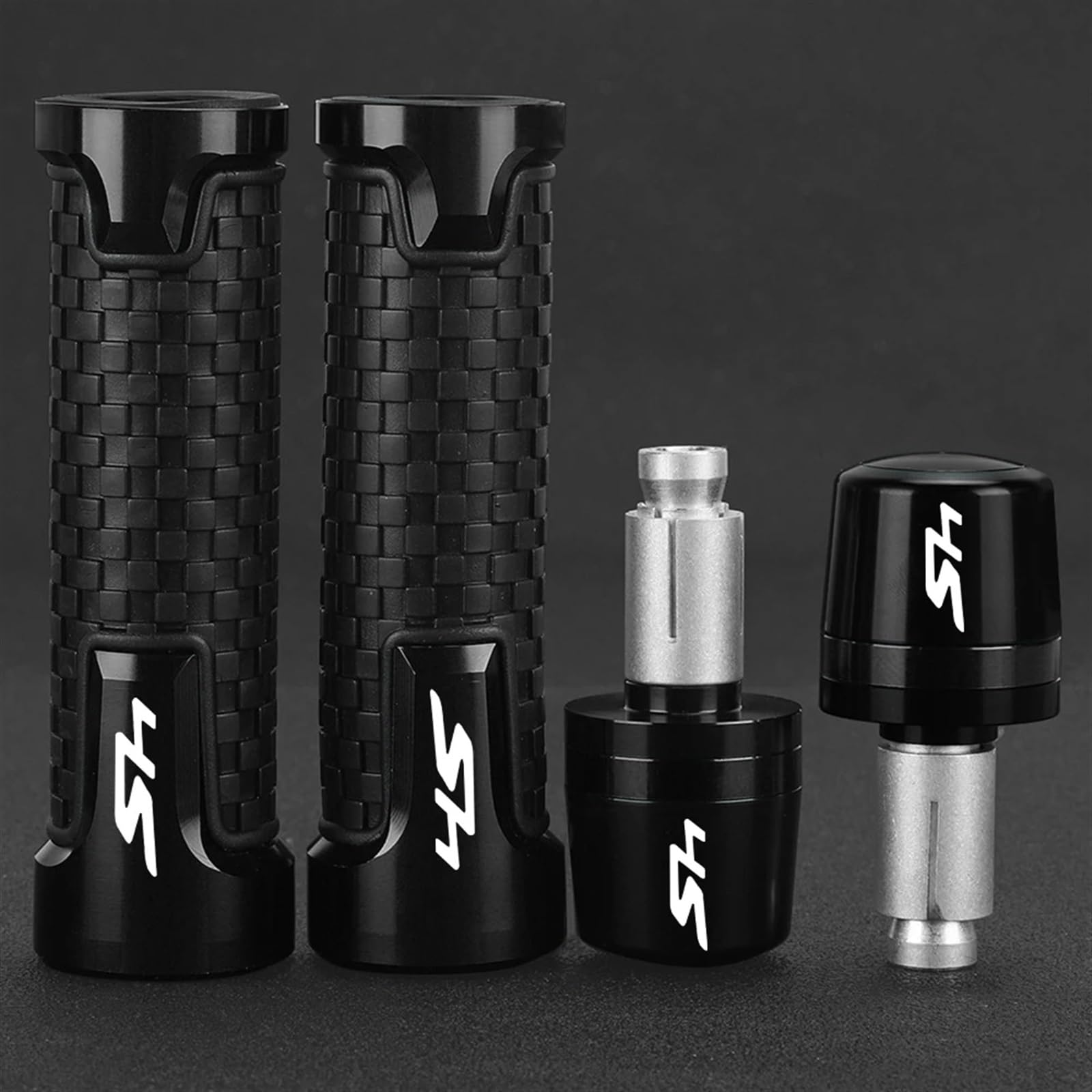 Contrappesi Manubrio Moto PER H-ONDA SH125 150 300 SH300 150 125 i SH 150 150i 2003-2021 2020 2023 2022 Moto Manopole Manubrio Tappo Bar End tappi per le orecchie(P)