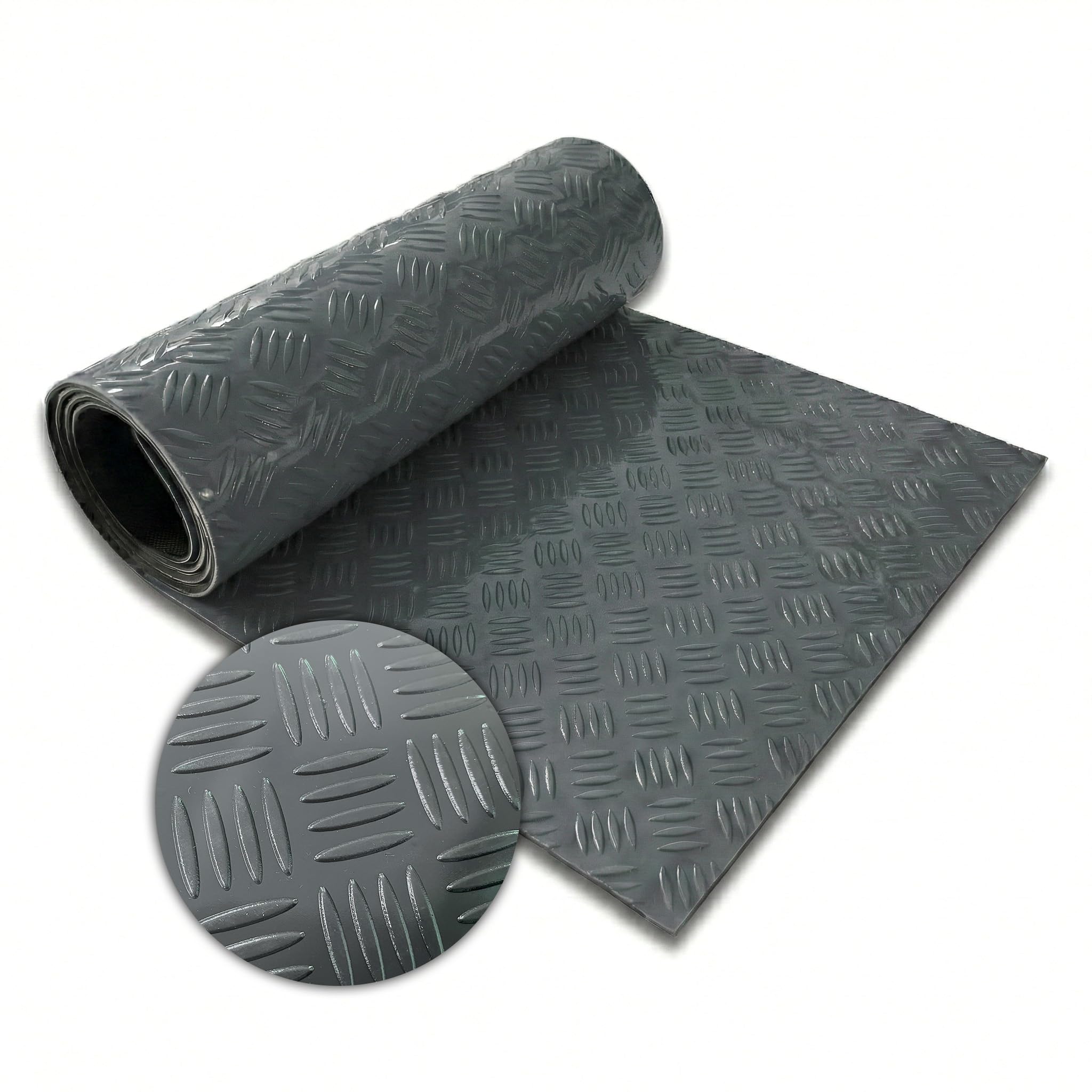 Floordirekt PVC-Bodenbelag – Noppen Anti-Rutsch Industrieboden Bullet Riffelblech