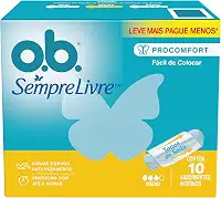 o.b. O.B Sempre Livre Médio 10Un