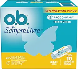 o.b. O.B Sempre Livre Médio 10Un