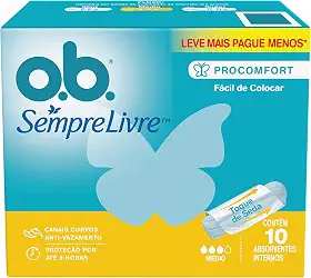 o.b. O.B Sempre Livre Médio 10Un