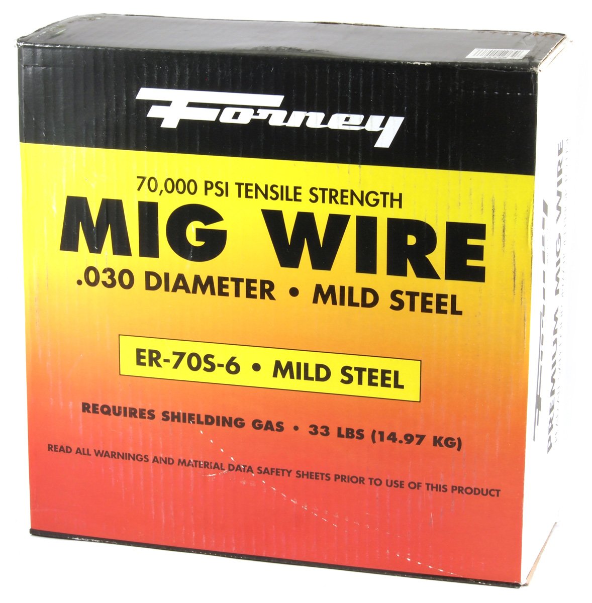 Forney 42276 Mig Wire, Mild Steel ER70S-6, 030-Diameter, 33-Pound Spool