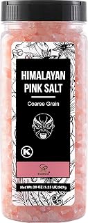 Soeos Himalayan Salt - Coarse Grain, 20 oz, Himalayan Pink Salt, Pure Rock Salt for Grinders and Salt Mills, Kosher & Natural Certified, Healthy