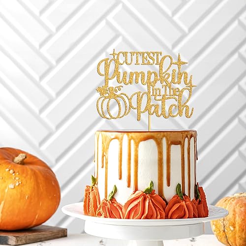 Miniatura 5 de Decoración de calabaza más linda en el parche, decoración de baby shower, baby shower de otoño, Halloween, Acción de Gracias, bebé, revelación de