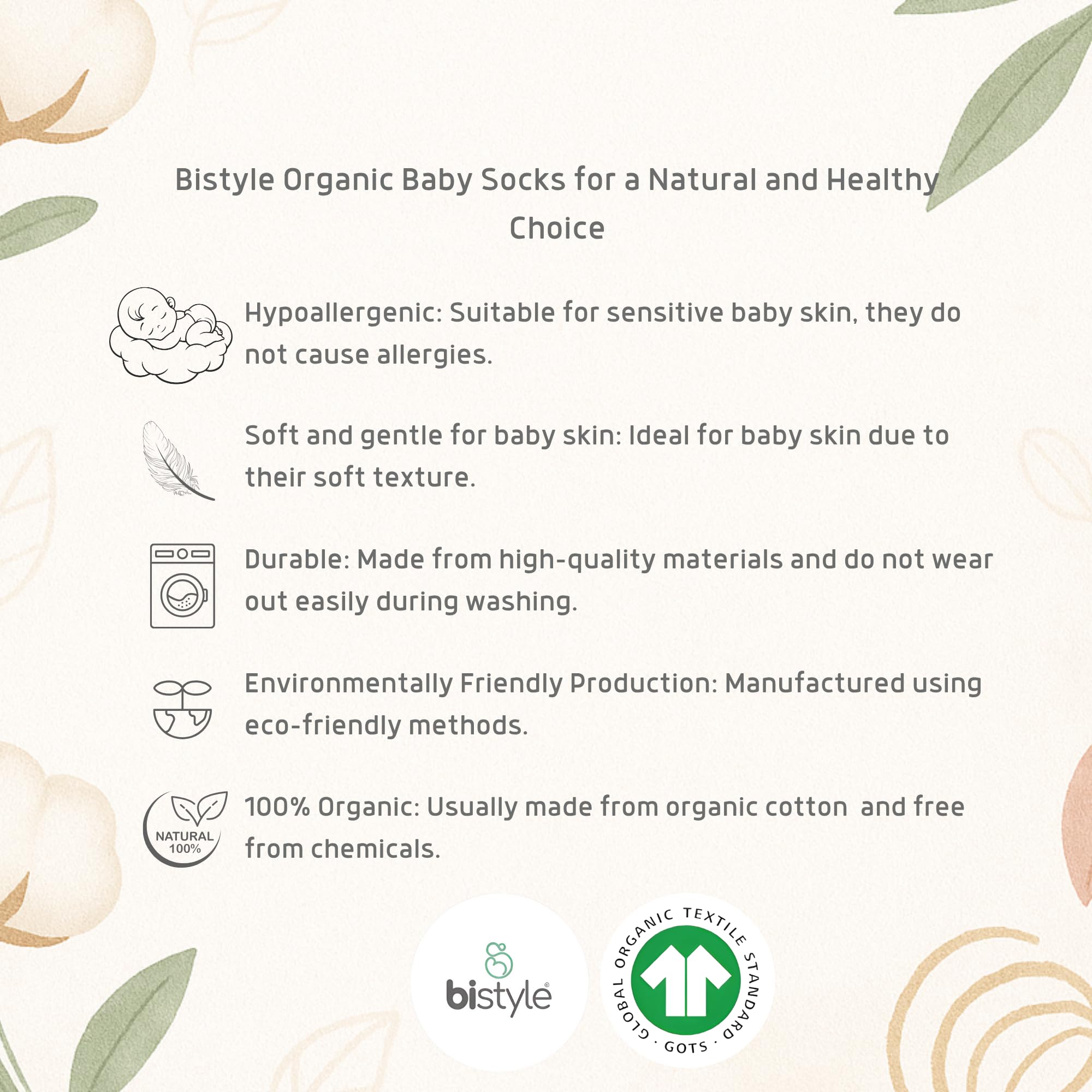 bistyle Skarpety z bawełny organicznej, dla małych dzieci, ABS, antypoślizgowe, wzór w szachownicę, skarpety antypoślizgowe dla noworodków, chłopców i dziewczynek, skarpety tenisowe, skarpety sportowe