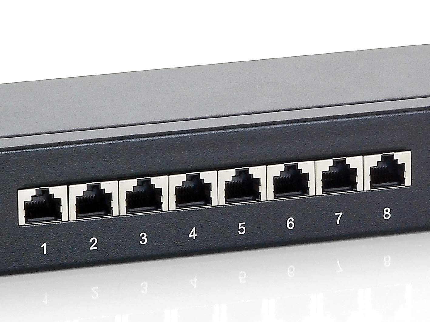 Equip 326416 - Panel de conexiones (16 puertos, 19" 1U), Negro