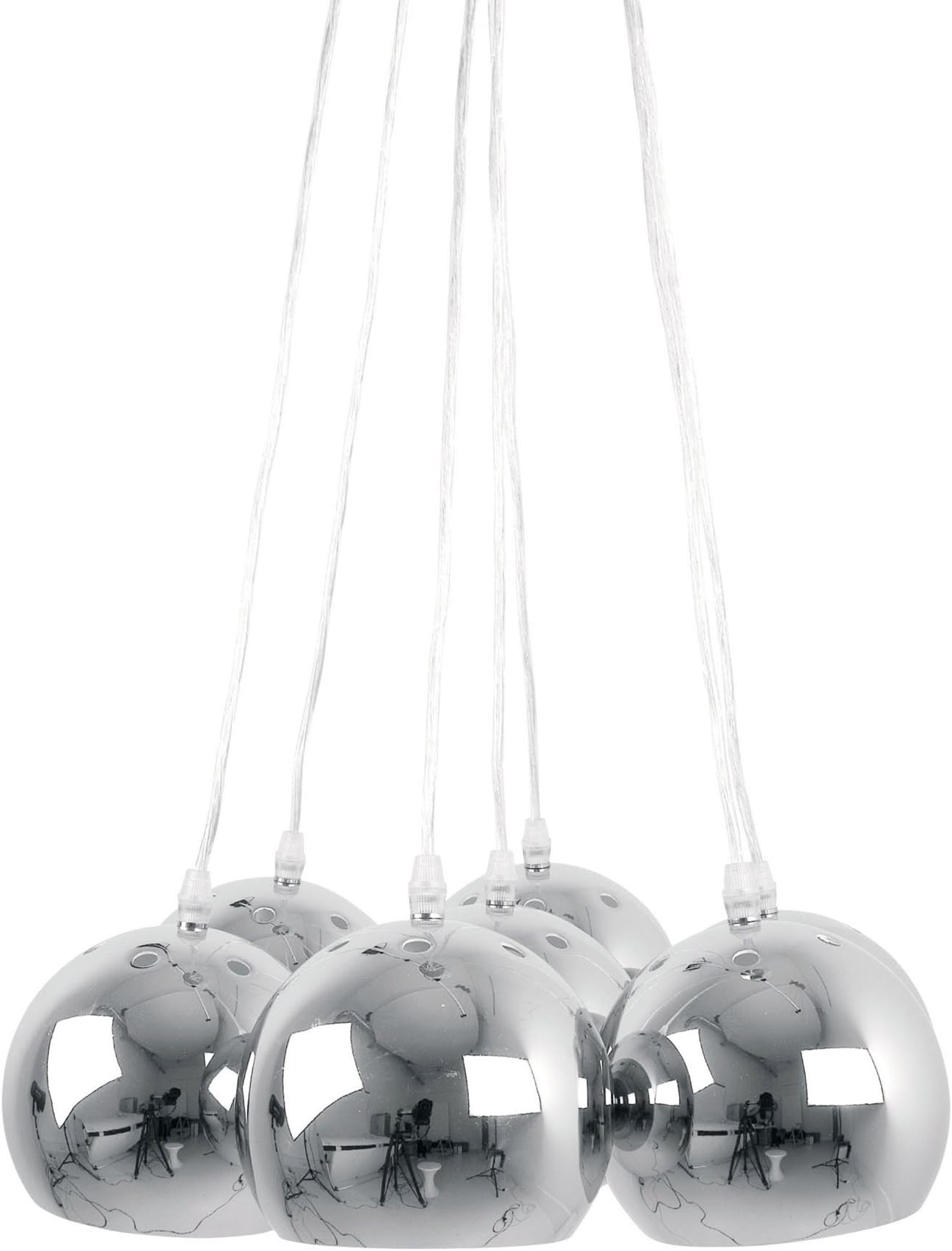 Leitmotiv LM228-110V Bundle Pendant Lamp, Big, Chrome