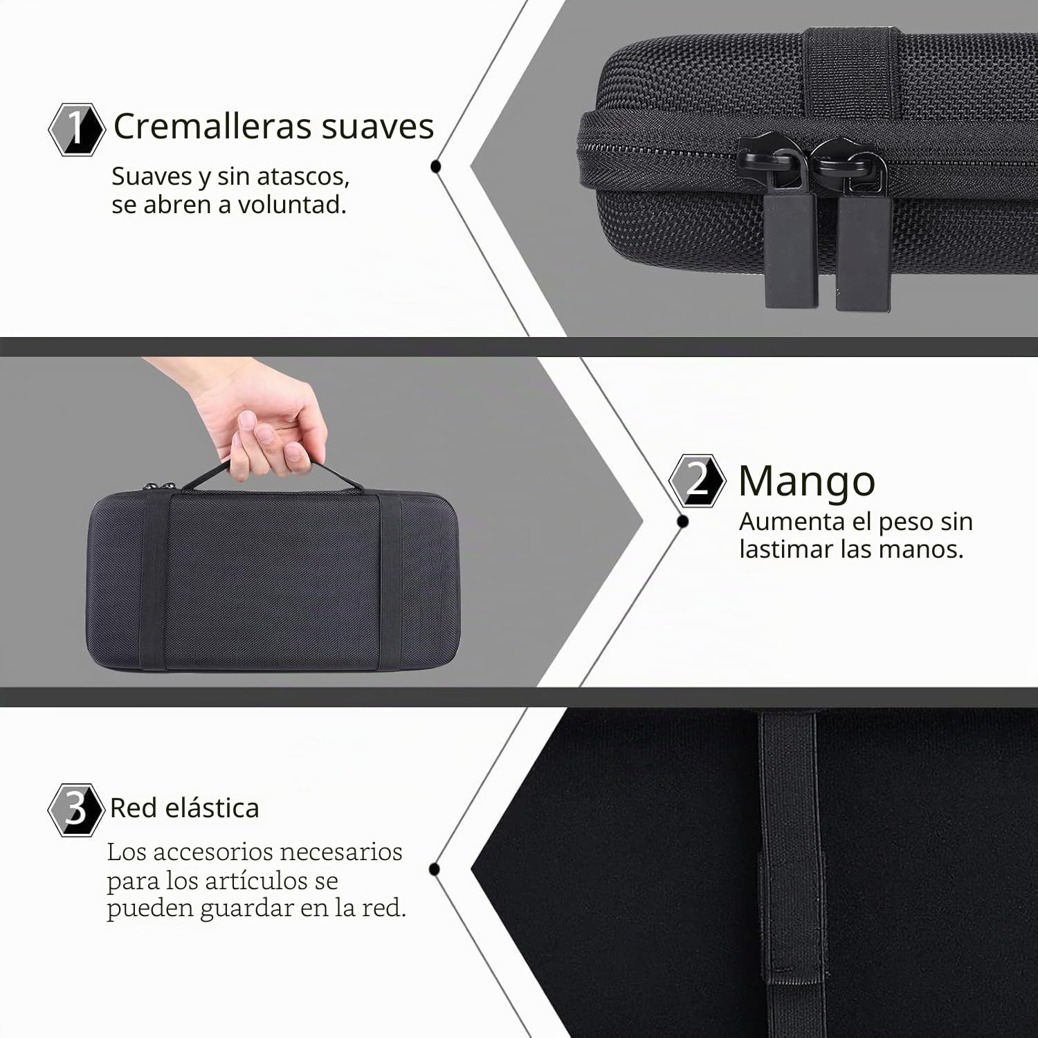 co2CREA Estuche de Viaje Duro de Repuesto para Razer Huntsman Mini 60% / Snpurdiri 60% / MageGee 60% / Newmen GM610 Teclado de Juego（Funda Solo）
