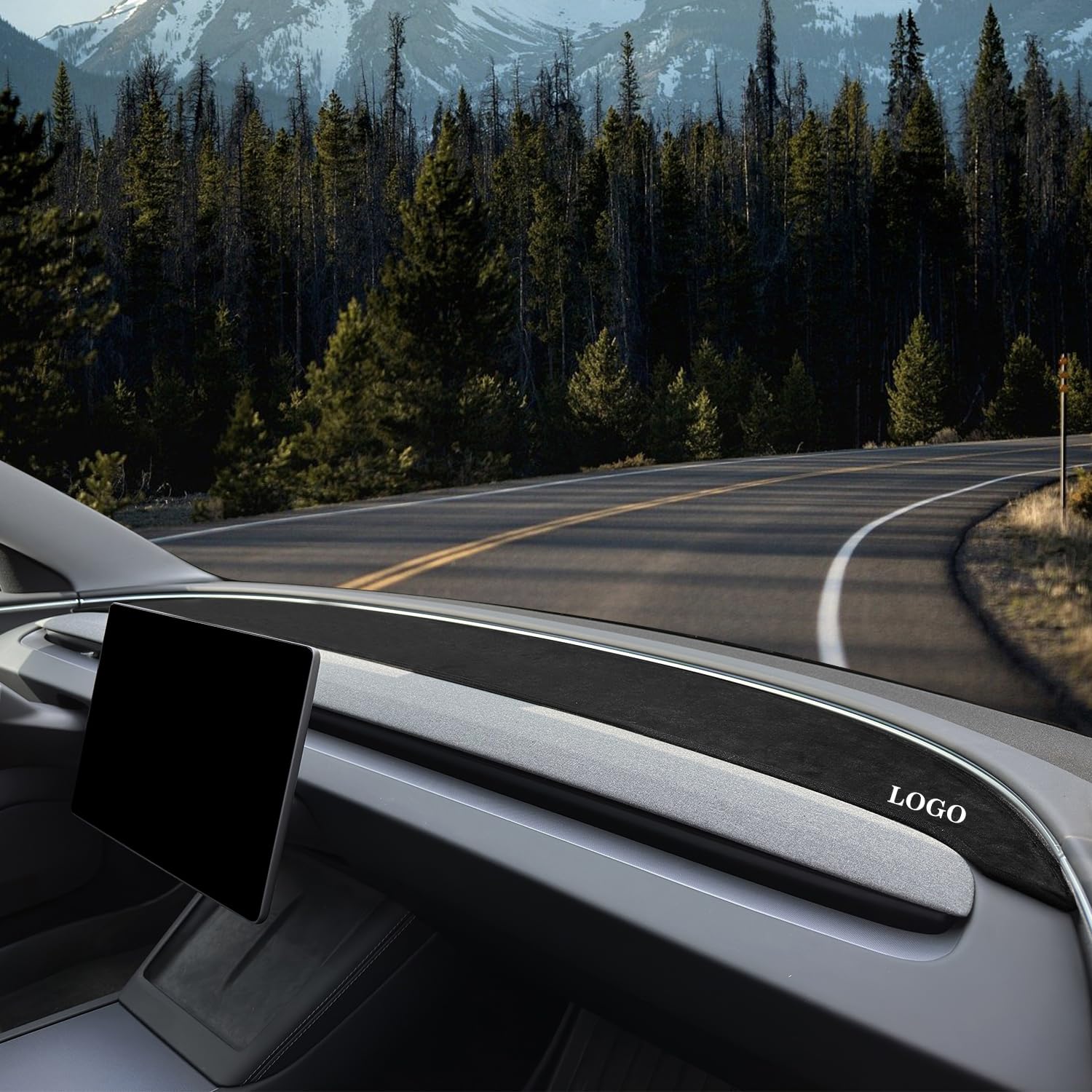Coperture Cruscotto per Tesla Model 3 Highland 2024 Copri Cruscotto Interno Tappetino Dash Mat 2024 Model 3 Highland Accessori Interni