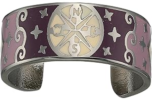 Alex and Ani Compass Ring - .925 Midnight Silver and Purple