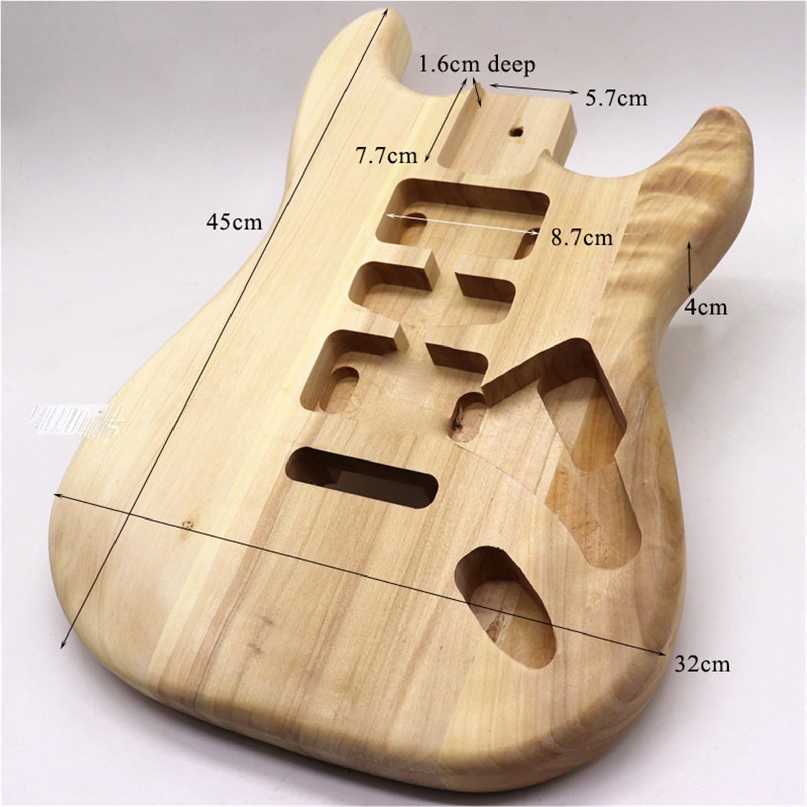Zestaw Budowy Gitary Gitara Elektryczna DIY Korpus Z Drewna Topolowego Elementy Do Montażu