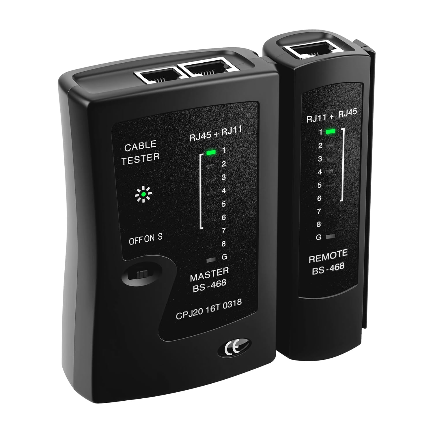 Testeur De Câble Réseau Mcbazel RJ11 RJ45 - Pour LAN, Téléphone, CAT5/5E/6/6A, Test Sous Tension, Portable