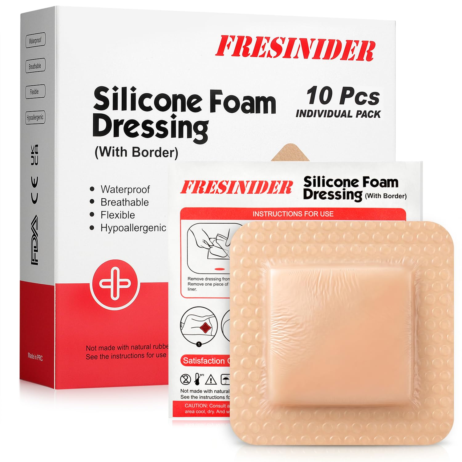 Silicone Wound Dressings - Waterproof & Adhesive -1