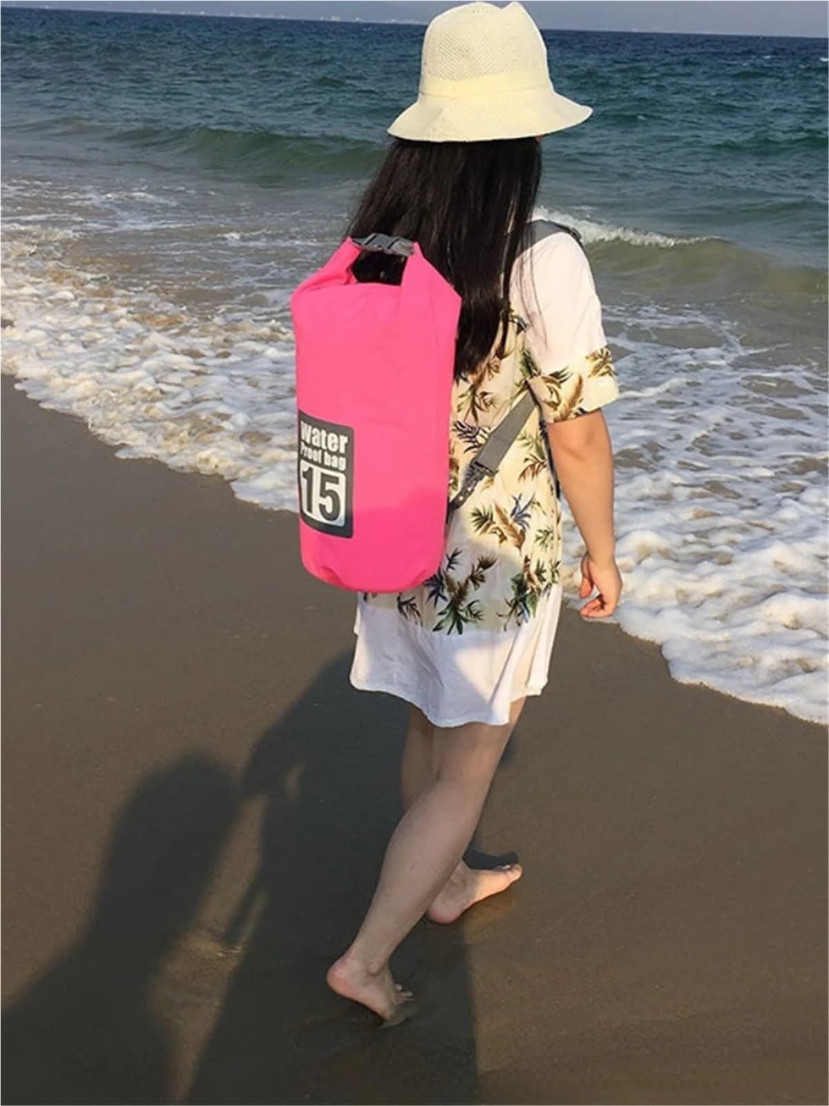 Dry Bag Borsa Impermeabile per Lo stoccaggio di Sport all'Aria Aperta in PVC per Canoa, Kayak, Rafting, Nuoto, Kit da Viaggio, Zaino Zaino Impermeabile(Green,20L)