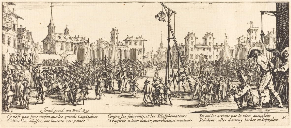 Jacques Callot peinture d'art d'affiche impression haute définition 60x90cm