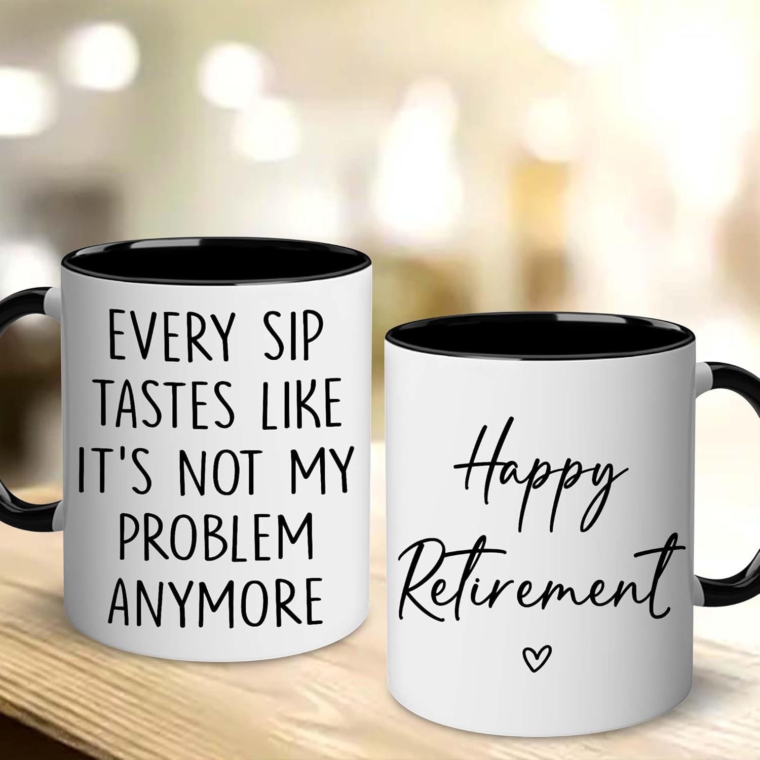 WHIDOBE Retirement Gifts - Gift For Retirement Men, Women - It's Not My Problem Anymore - Retired Mug - Leaving, Farewell, Retired Gifts For Boss, Manager, Coworker, Friend, Mom, Dad - Image 6