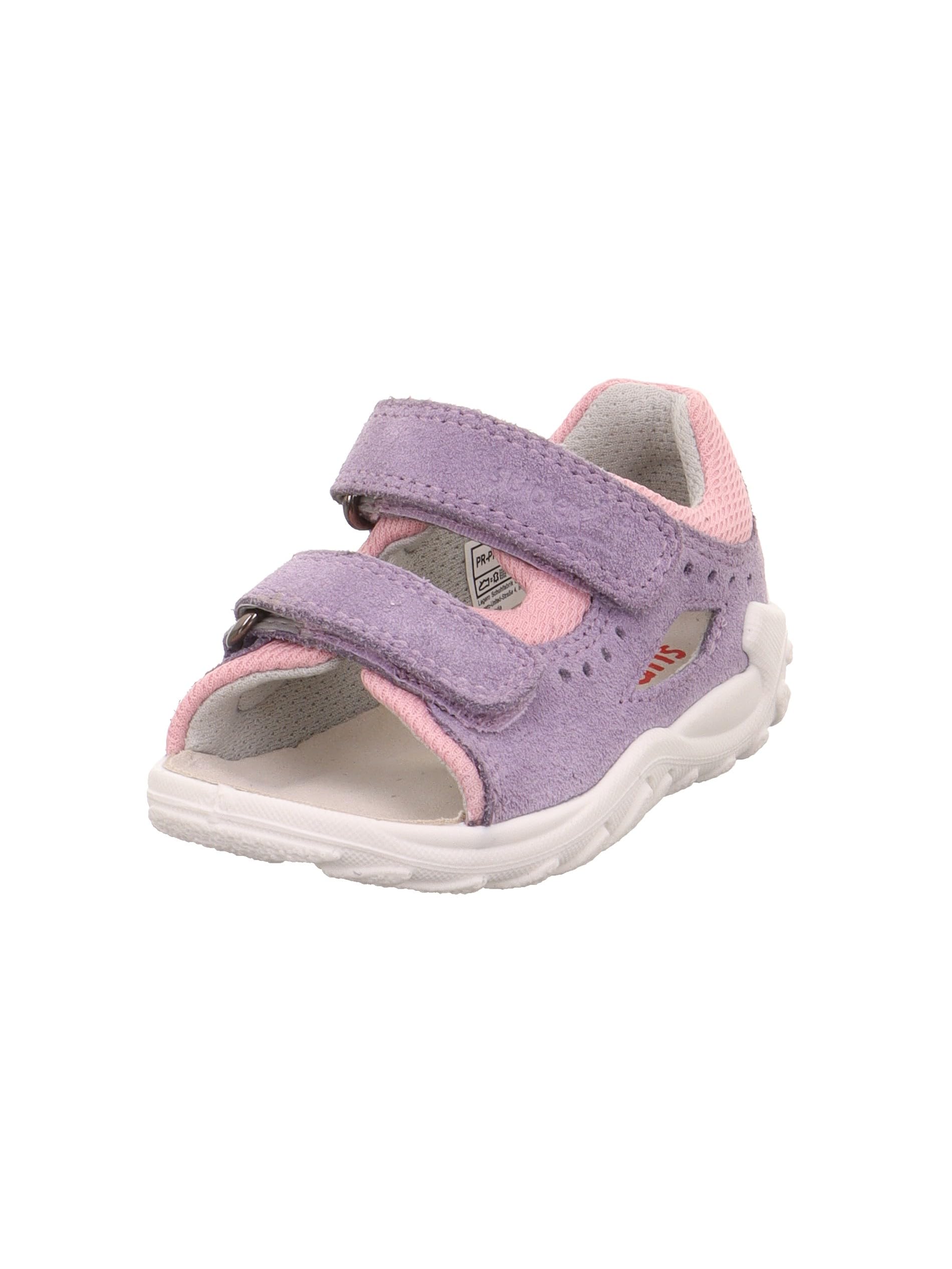 Superfit Girls' Flow Sandals, Purple pink 8500, 5.5 UK Child