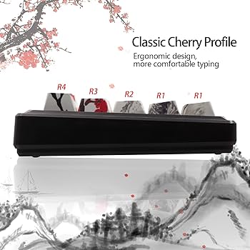 Amazon.com: JSJT Plum Blosoom Key Caps Japanese Keycaps 80