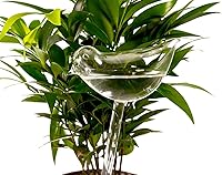 Vista 6 de Globos de riego de plantas de vidrio, globos de riego automático en forma de pájaro, inserto de maceta de riego automático, dispositivos de riego