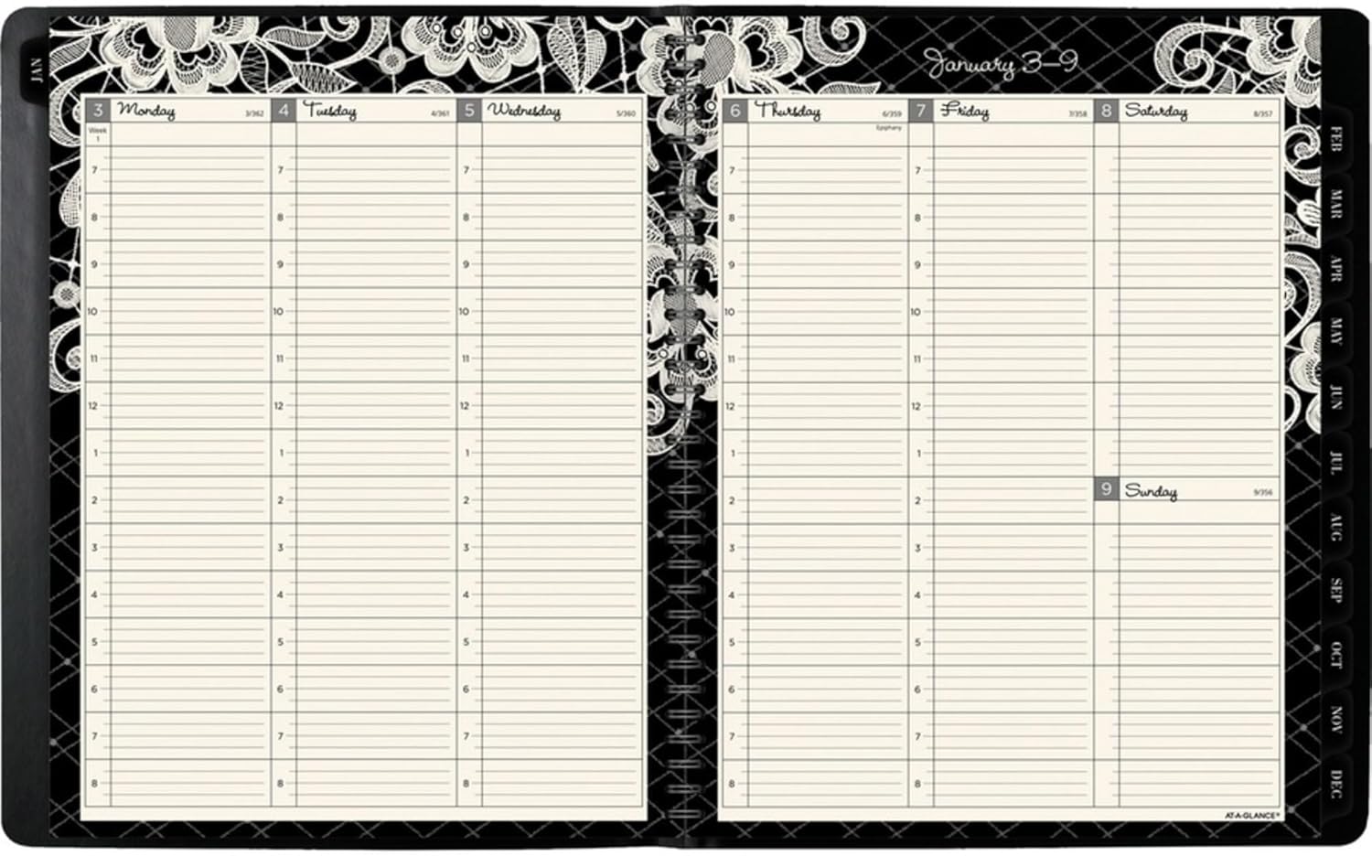 AT-A-GLANCE 2022 Weekly & Monthly Appointment Book & Planner by AT-A-GLANCE, 8-1/2" x 11", Large, Lacey (541-905)