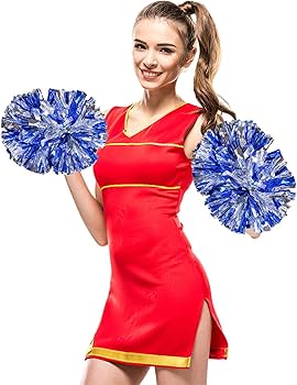Amazon.co.jp: チアリーダーポンポン 12インチ チアリーディング