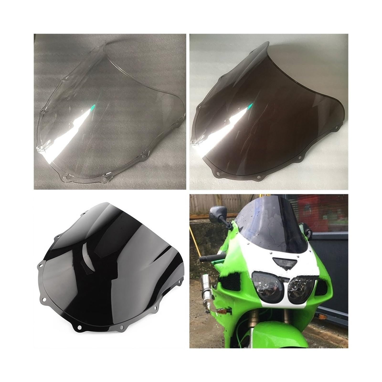 Amazon.com: Front Windscreen Fairing For ZX7R Wind Screen For