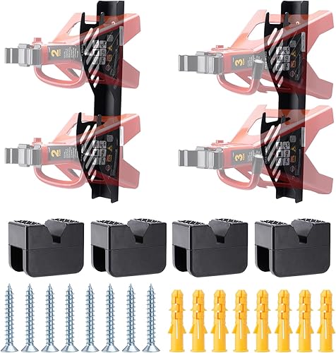 Paquete de 2 soportes para gatos (se adapta a soportes de 2 y 3 toneladas) con 4 almohadillas de soporte, adaptador de almohadillas de goma para