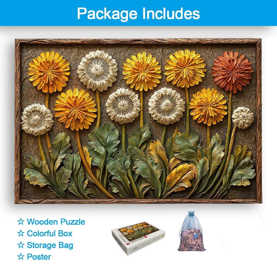 Puzzle Flor, Puzzle 3000 Piezas para Adultos, Regalo Mujer/Hombre -2575