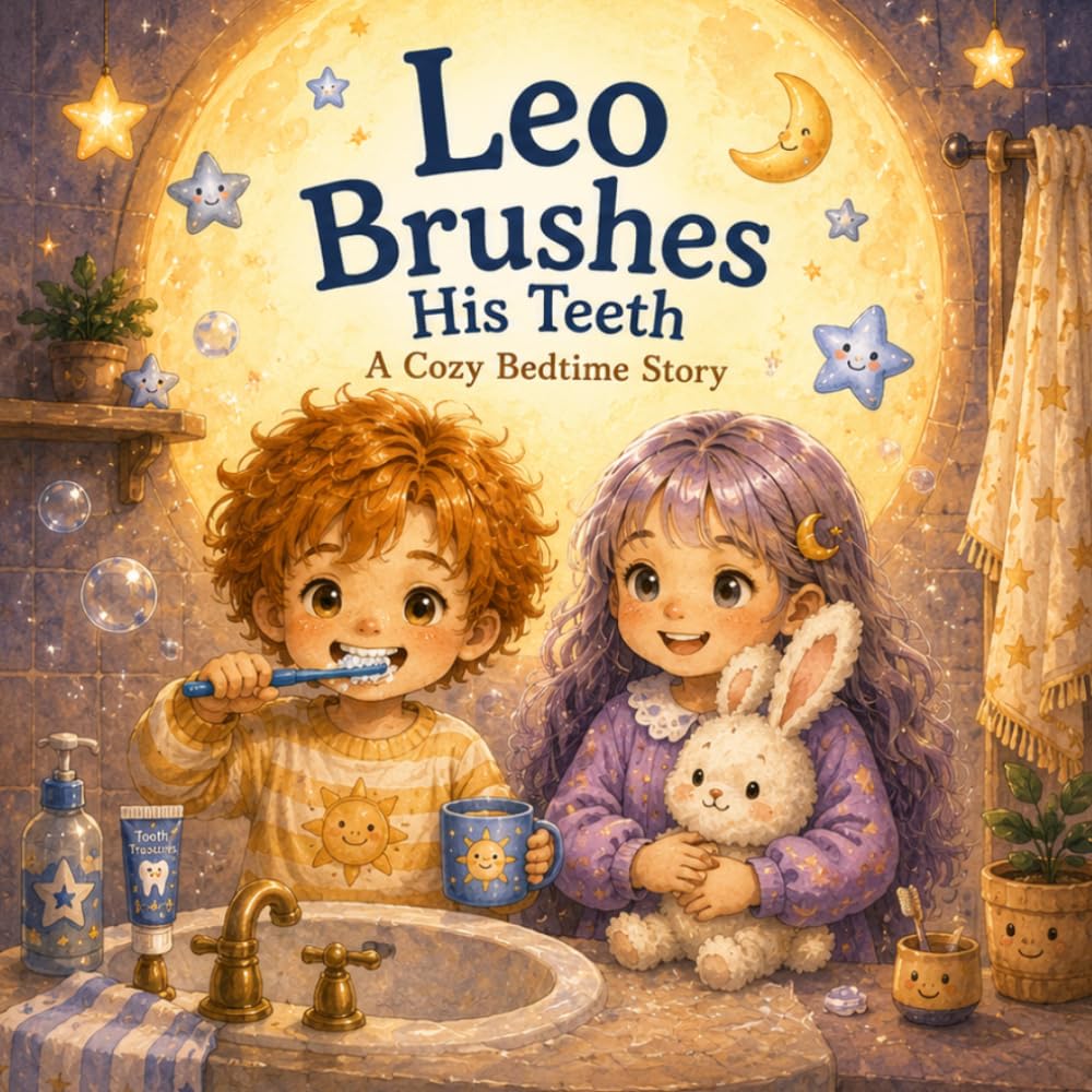 Leo Brushes His Teeth: A Cozy Bedtime Story (Leo & Luna Cozy Stories)