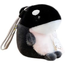 Ocean Animal Plush Keychain - Dolphin, Orca, Shark, Seal | Marine-Themed Bag Charm and Car Key for Women Men