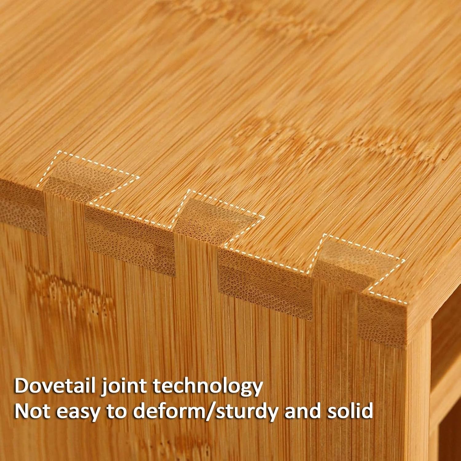 Supporto per CD da scrivania, in legno, per CD, DVD e CD, 14 x 1,4 x 14,5 cm, contiene 19 custodie standard per CD