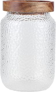 Słoik do przechowywania wielokrotnego użytku, łatwy w czyszczeniu Praktyczny wygodny w użyciu Stabilny zestaw szklanych słoików do przechowywania kawy w proszku, herbaty na przekąski z(#1)