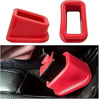 Vista 1 de 2 soportes para hebilla de cinturón de seguridad de automóvil, refuerzo de hebilla de cinturón de seguridad de silicona, fácil acceso a la hebilla